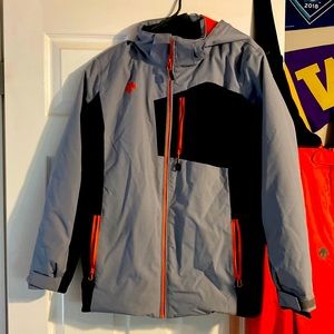Descente ski jacket and bibs.